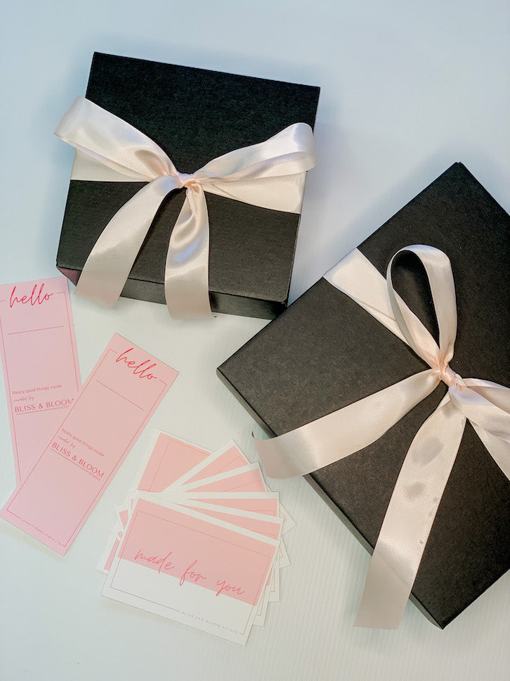 Flowers Add-On: Add a Black Gift Box | Bliss and Bloom Studio | Perth Flowers and Gifts Delivery