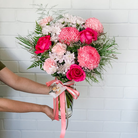 Luxe Flower Vase Arrangement | Perth Flower Delivery | Bliss & Bloom Studio