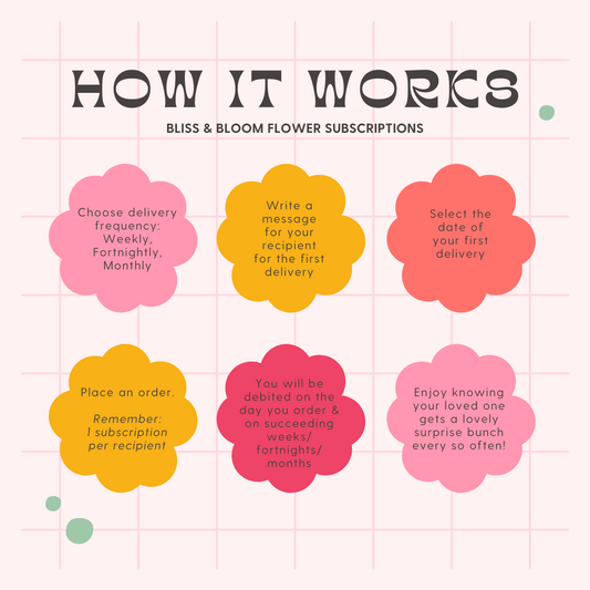 Bliss and Bloom Studio Fresh Flower Subscription | Bliss & Bloom Studio