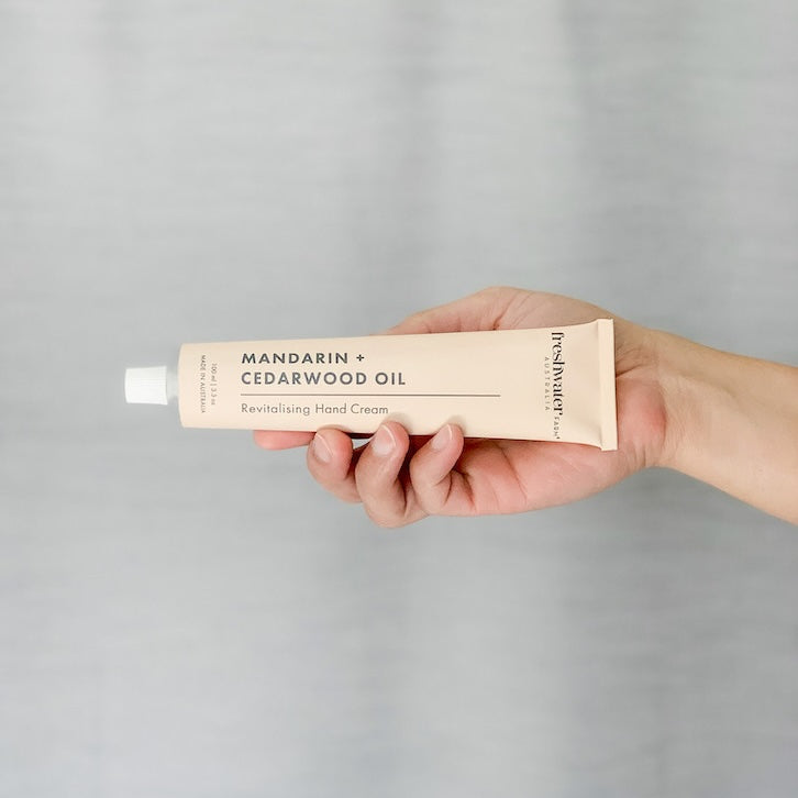 Flower Add-On: Freshwater Farm Mandarin and Cedarwood Oil Hand Lotion | Bliss & Bloom Studio