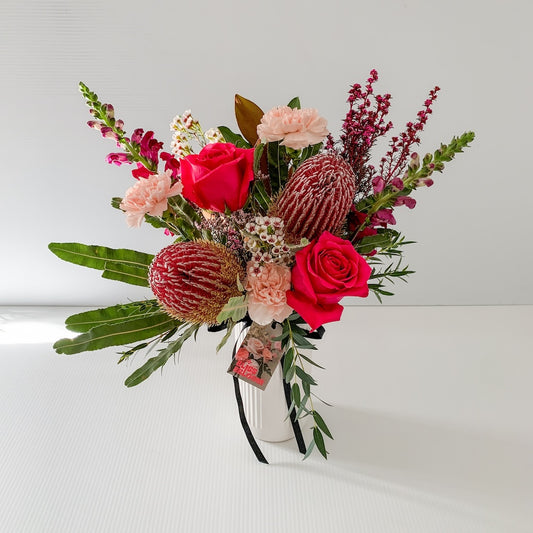 Modern Native Vase Arrangement | Bliss & Bloom Studio | Perth Flowers