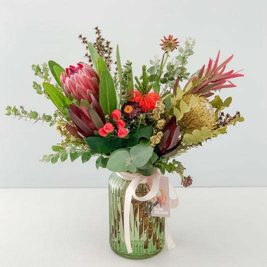 Signature Native Blooms in a Jar | Perth Florist | Same-Day Native Flower Delivery