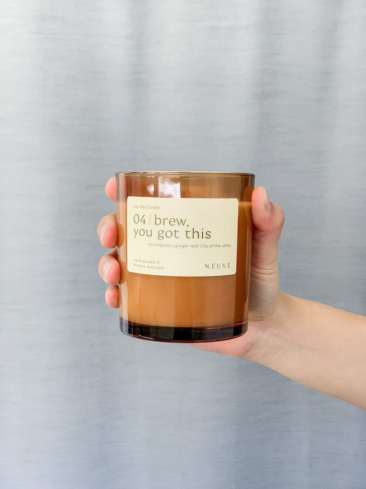Brew, You Got This Candle | Flowers Gift Add-On | Bliss & Bloom Studio Perth Florists
