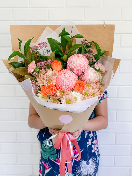 Deluxe Blooms - Triple Posy | Bliss & Bloom Studio | Perth Flowers Delivered