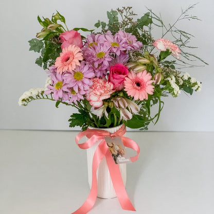 Double Vase | Flower Delivery Perth | Bliss & Bloom Studio