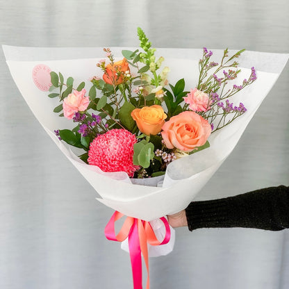 Vivid Blooms Bouquet Standard | Perth Flower Delivery | Bliss & Bloom Studio