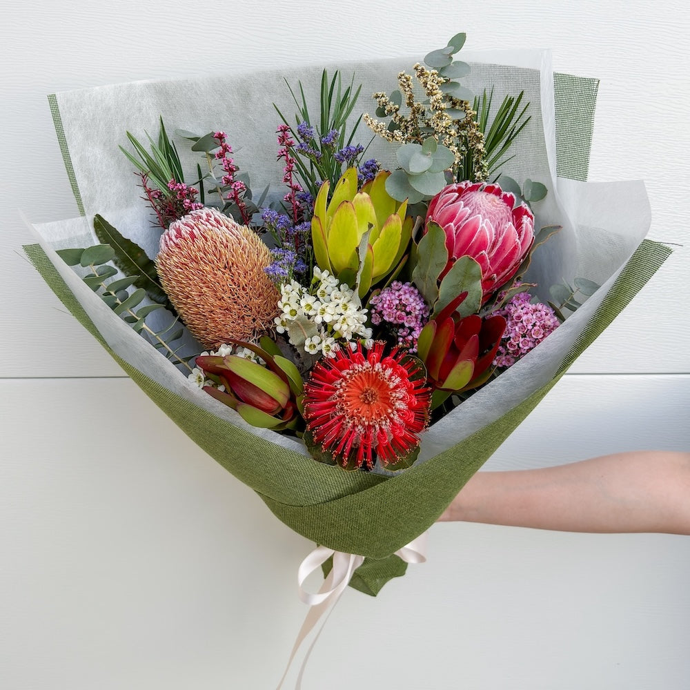 Australian Native Flowers - Premium Bunch | Perth Flower Delivery | Bliss and Bloom Studio