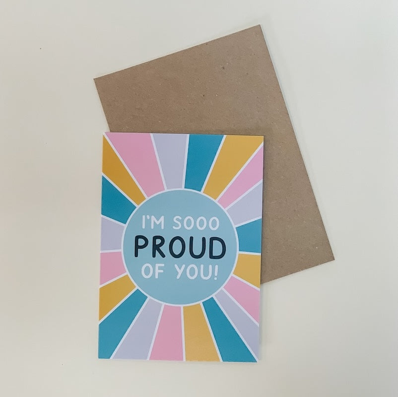 I'm So Proud Of You! Card | Flower Add-On | Bliss & Bloom Studio