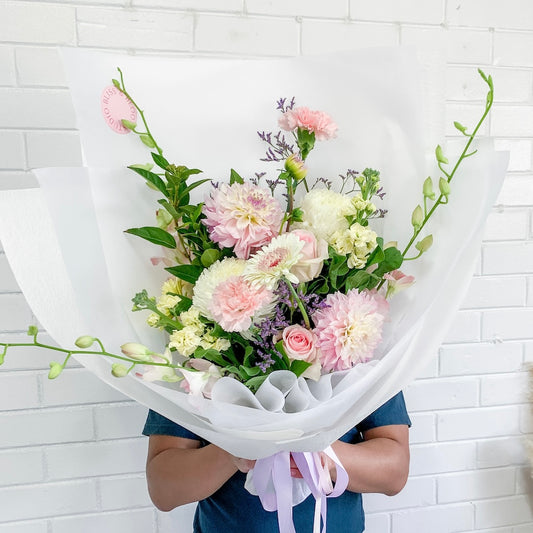 Premium Flowers | Soft Blooms Signature Bouquet | Bliss & Bloom Studio