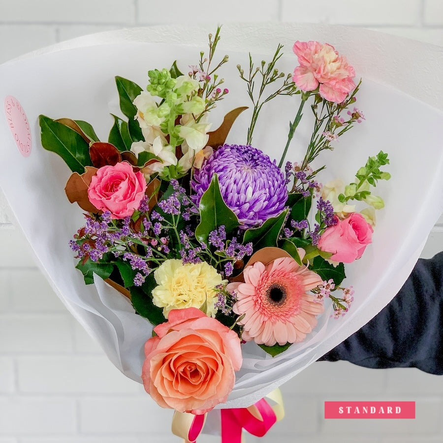 Vivid Blooms Bouquet - Standard | Perth Flower Delivery