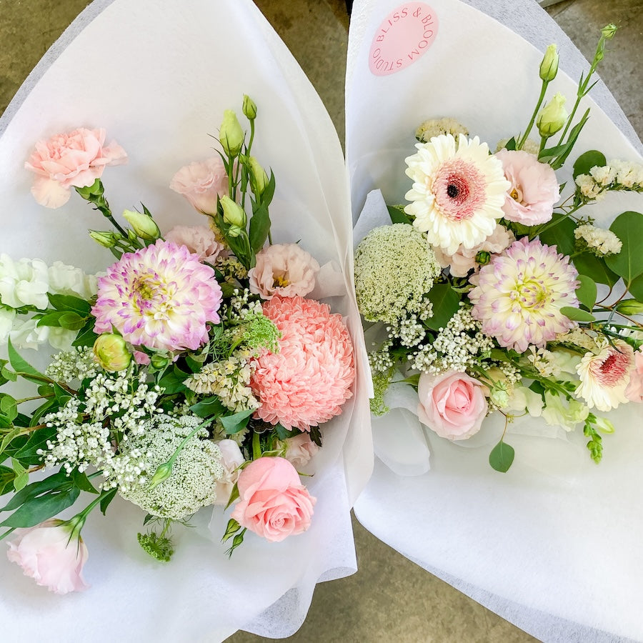 Standard and Petite Soft Blooms Bunch | Bliss & Bloom Studio