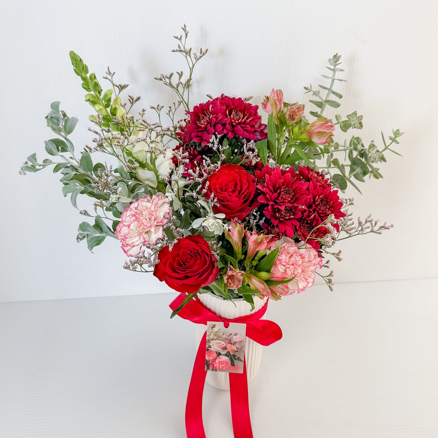 Valentine's Day 2026 Mixed Flowers in Vase | Perth Delivery 