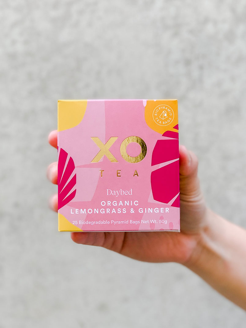 Bliss & Bloom Studio add-on | XO Tea Daybed 25 Organic Pyramid Tea Bags